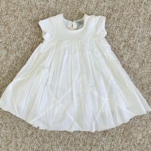 Eliane et Lana girls white dress 18M